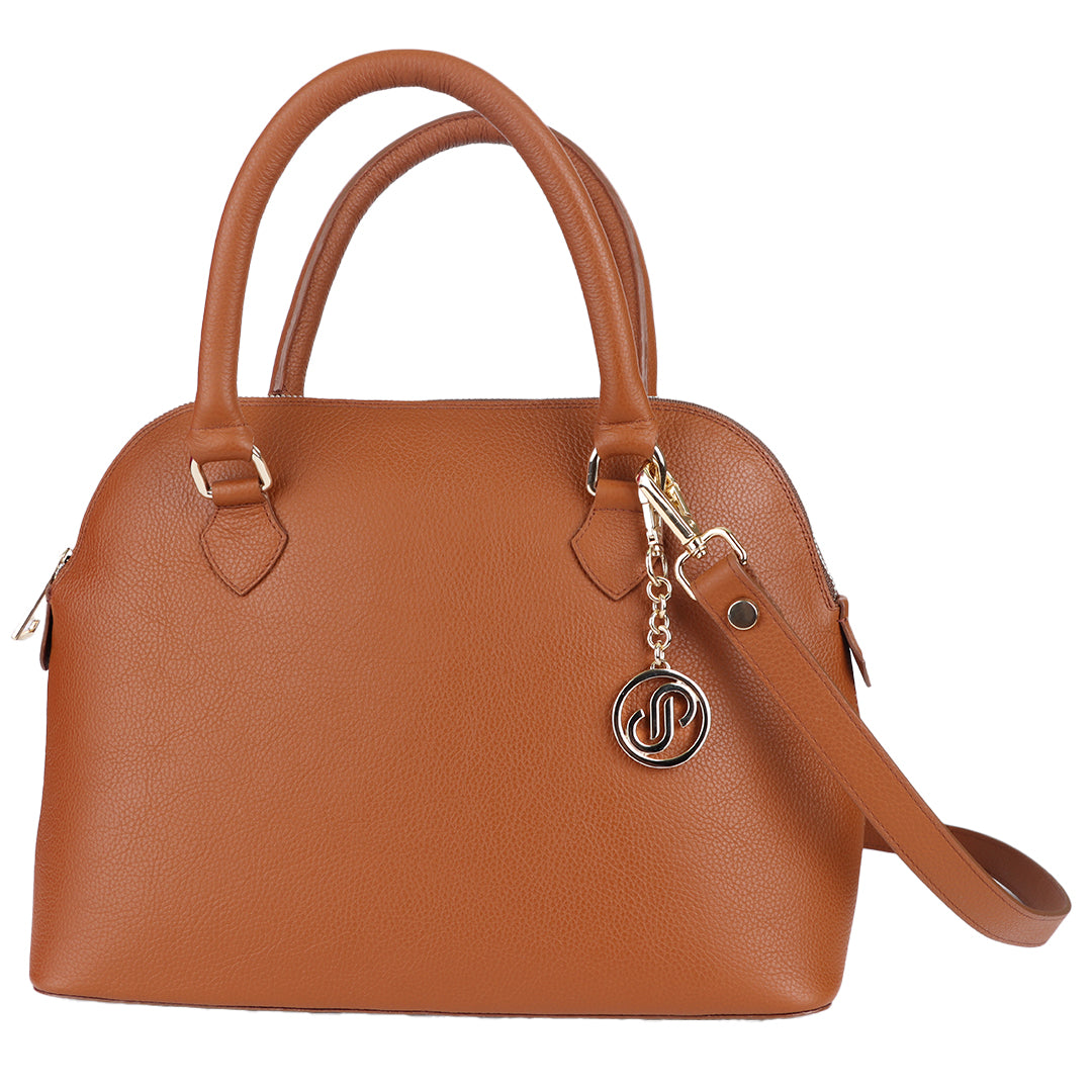 Bolso de hombro en piel Jean Pierre