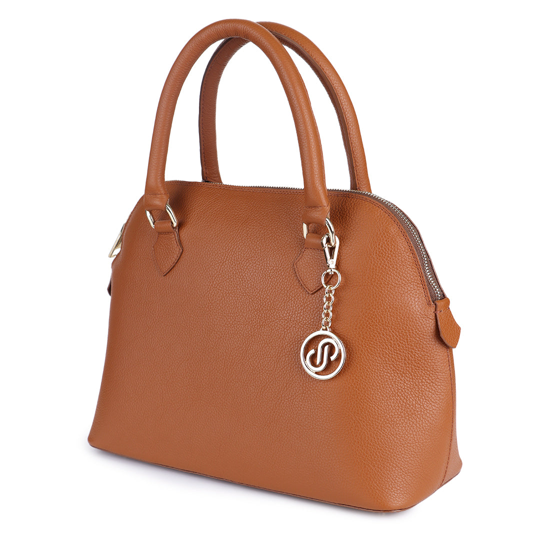 Bolso de hombro en piel Jean Pierre