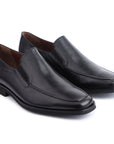 Mocasines de piel con elásticos laterales para caballero y suela ultraligera