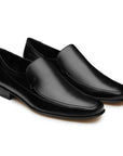 Mocasín con elástico lateral y detalle de costura