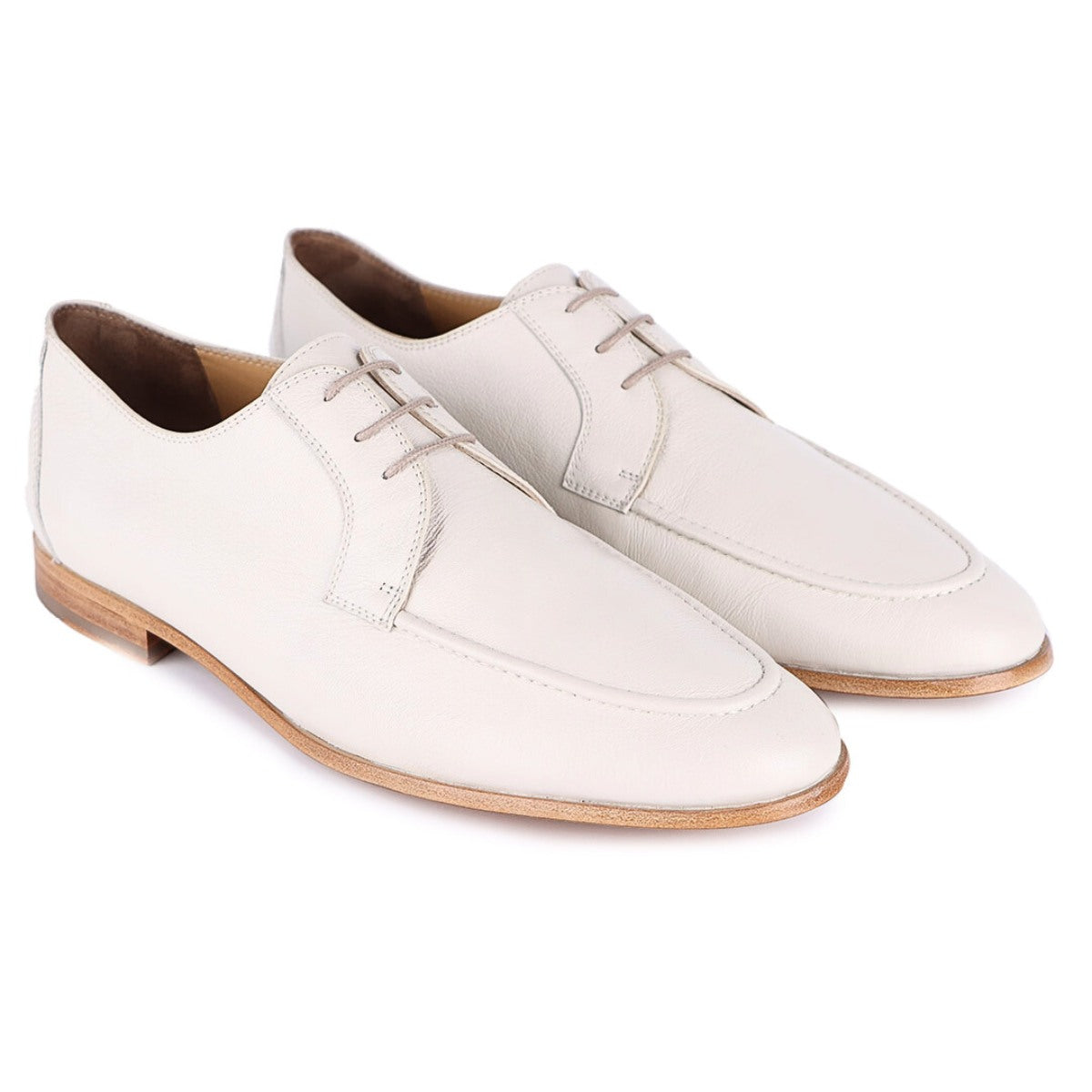 Zapatos de piel para hombre estilo derby con suela de cuero – Jean