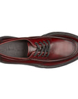 Zapatos derby de piel con suela track para caballero