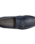 Mocasines de piel con hebilla lateral para hombre