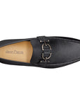 Mocasines estilo driver de piel con hebilla para hombre