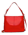 Bolso de charol color rojo para dama