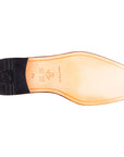 Mocasines de piel trenzada y lisa con hebilla para hombre