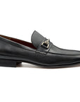 Mocasines de piel para caballero con herrajes y suela de cuero