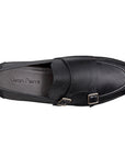 Mocasines de piel estilo monk strap con hebilla doble para hombre
