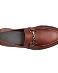 Mocasines de piel con suela track pintados a mano y hebilla metálica para hombre