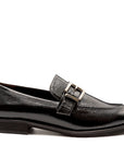 Mocasines tipo monk strap de charol para mujer