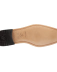 Mocasines de piel texturizada con borlas para hombre