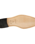 Mocasines de piel con herraje metálico para hombre