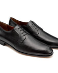 Zapatos derby negros de piel para hombre
