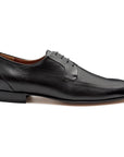 Zapatos derby negros de piel para hombre