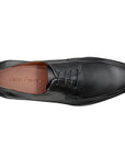 Zapatos derby negros de piel para hombre