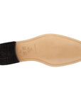 Zapatos derby negros de piel para hombre