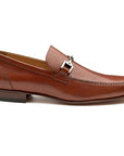 Mocasines de piel tejidos con hebilla para hombre
