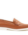 Mocasines casuales de piel para dama con suela ultra ligera
