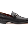 Mocasines formales de piel con hebilla para hombre