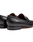Mocasines formales de piel con hebilla para hombre