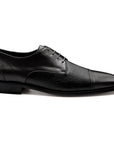 Zapatos estilo derby en piel de venado con puntera para caballero