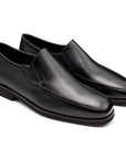 Mocasines de piel con elástico lateral para caballero
