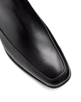 Botines de piel con elástico lateral para caballero