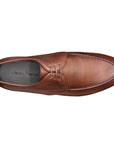 Zapatos estilo derby de piel pintados a mano para caballero.