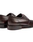 Zapatos formales de piel estilo derby semi perforados para caballero