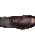 Zapatos formales de piel estilo derby semi perforados para caballero