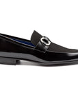 Mocasines de gala en charol con hebilla para caballero