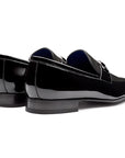Mocasines de gala en charol con hebilla para caballero