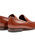 Mocasines de piel clásicos tejidos a mano para hombre
