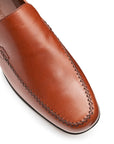 Mocasines de piel clásicos tejidos a mano para hombre