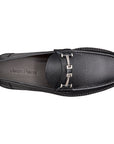 Mocasines de piel con hebilla y suela track para caballero