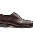 Zapatos oxford de piel con puntera para hombre