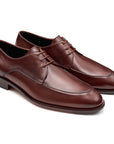 Zapatos derby de piel pintados a mano para hombre