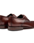 Zapatos derby de piel pintados a mano para hombre