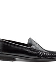 Mocasines clásicos de piel tejidos para dama
