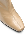 Botines de charol stretch para dama beige