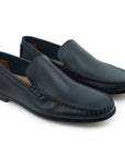 Mocasines de piel clásicos tejidos a mano para hombre