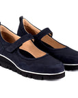Zapatos Mary Jane casuales de nubuck con suela confort para dama