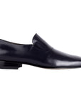 Mocasines slip on de piel con elásticos laterales para hombre