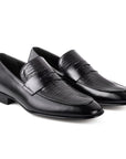 Mocasines en piel de lagarto para caballero