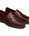 Mocasín Slip-On de piel para caballero tejido a mano - Jean Pierre