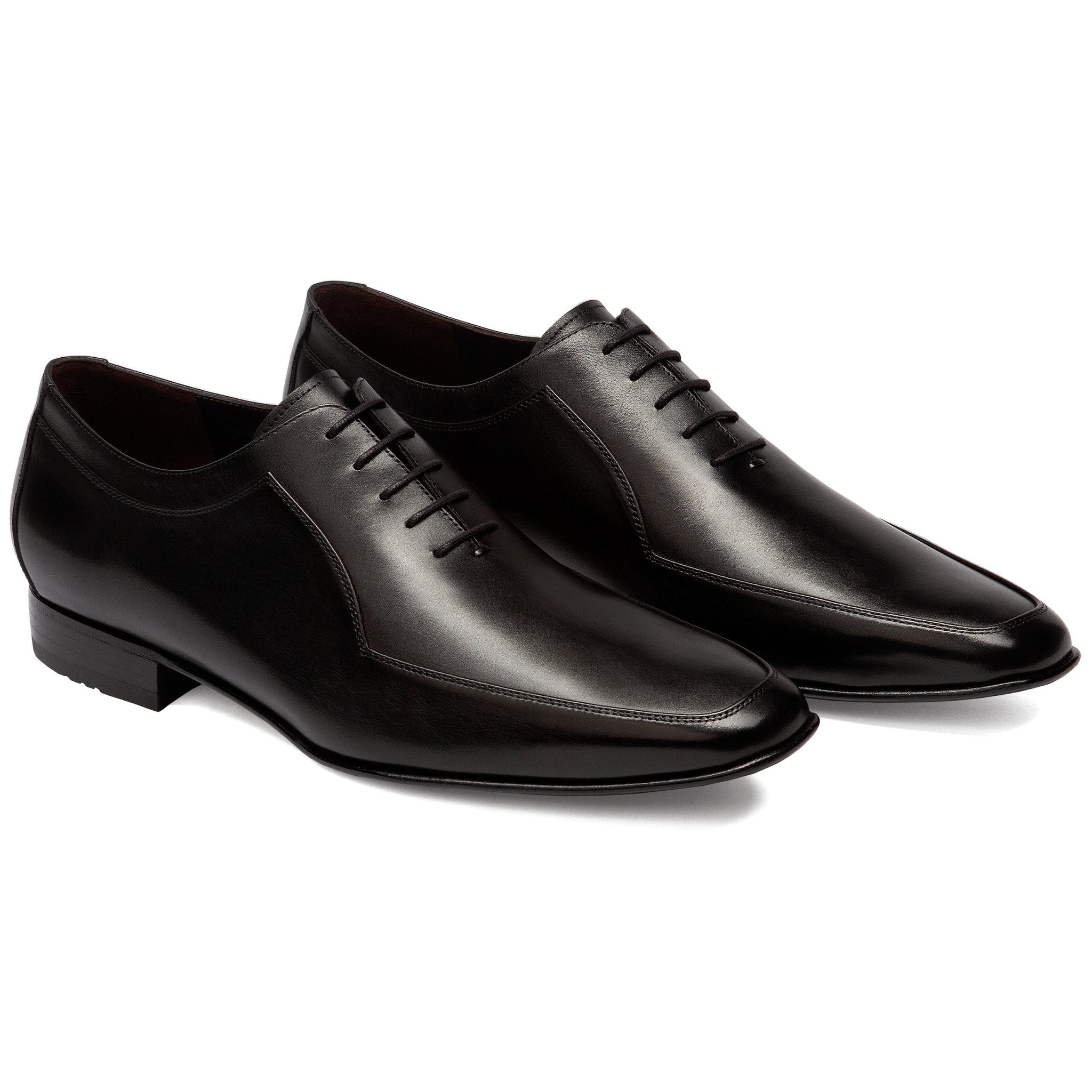 Zapatos formales tipo oxford con costuras en silueta para hombre