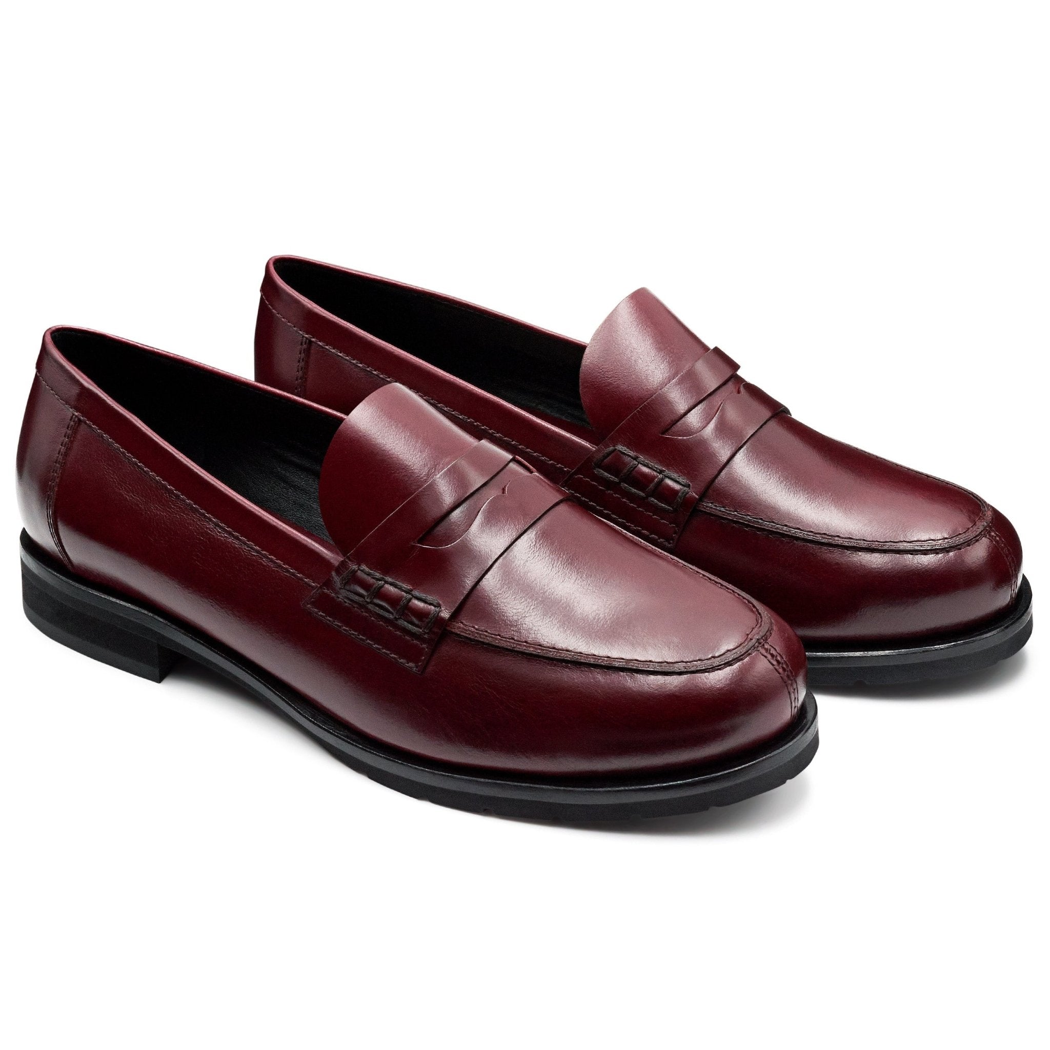 Mocasines de piel estilo penny loafer confort para dama – Jean Pierre