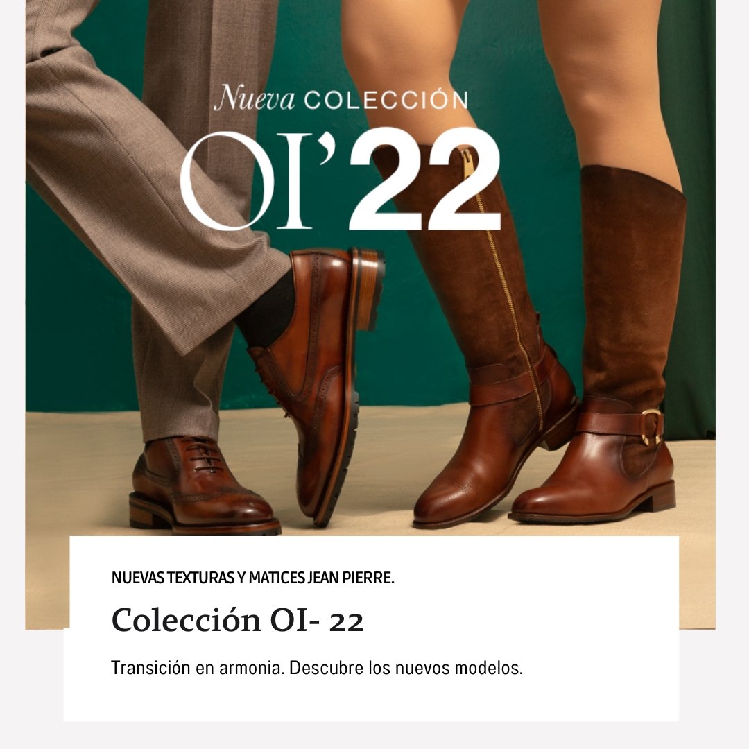 Bienvenida  COLECCIÓN OTOÑO – INVIERNO  22 - Jean Pierre