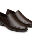 Mocasines de piel confort con elásticos laterales para hombre