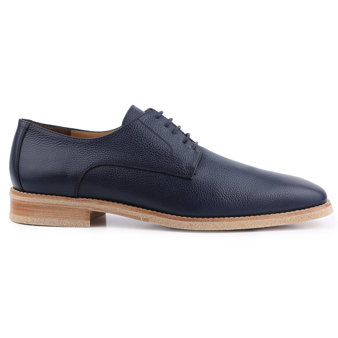 Zapatos tipo derby color azul